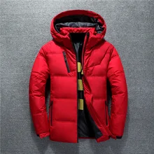 New Winter Jacket Men High Quality Fashion Casual Coat Hood Thick Warm Waterproof Down Jacket Male Winter Parkas Outerwear
