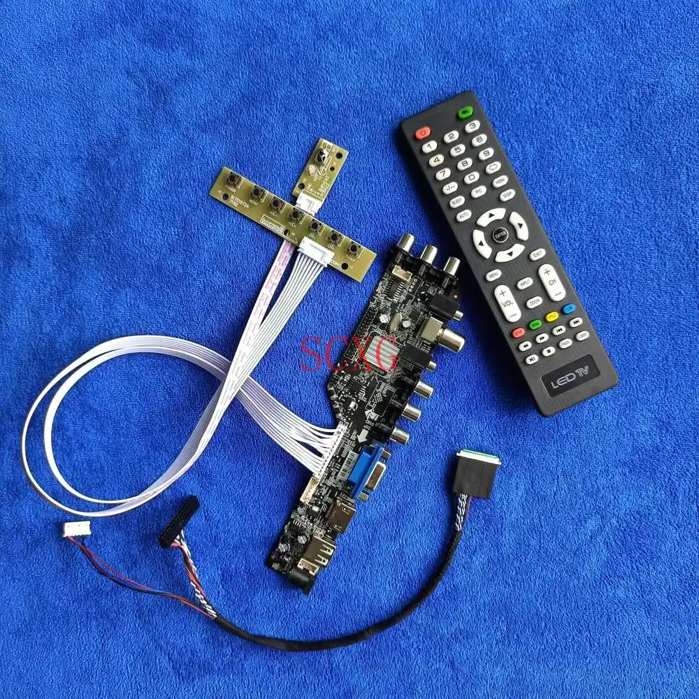 Fit LTM184HL01/LTN184HT05 Kit Monitor controller card Digital signal 1920*1080 40Pin LVDS HDMI-compatible USB AV VGA DVB LCD/LED 
Fit LTM184HL01/LTN184HT05 Kit Monitor controller card Digital signal 1920*1080 40Pin LVDS HDMI-compatible USB AV VGA DVB LCD/LED