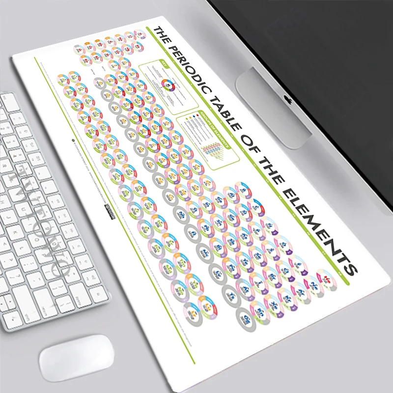 Mousepad Large HD Desk Mats Mouse Mat MousePads Periodic Table of Elements Office Anti-slip Natural Rubber Gamer
Mousepad Large HD Desk Mats Mouse Mat MousePads Periodic Table of Elements Office Anti-slip Natural Rubber Gamer