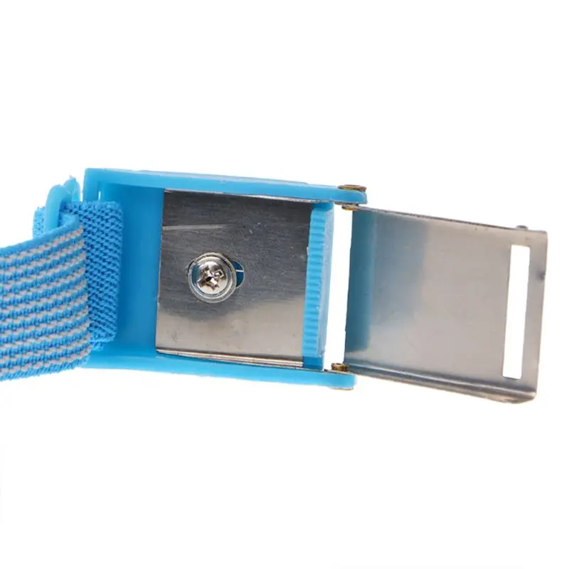 

Blue Anti Static Wrist Strap Cordless Bracelet Wireless Adjustable Electrostatic ESD Discharge Cable Wristband K92F