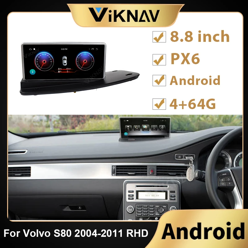 8.8 inch GPS navi DVD player for Volvo S80 2004-2011RHD car radio 2 din Android car autoradio stereo multimedia player
8.8 inch GPS navi DVD player for Volvo S80 2004-2011RHD car radio 2 din Android car autoradio stereo multimedia player