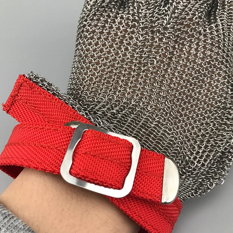 Protective Glove 304 Stainless Steel Chain Glove For Wood Processing Meat Processing Kitchen Use Crayfish Gloves (M) 
Protective Glove 304 Stainless Steel Chain Glove For Wood Processing Meat Processing Kitchen Use Crayfish Gloves (M)