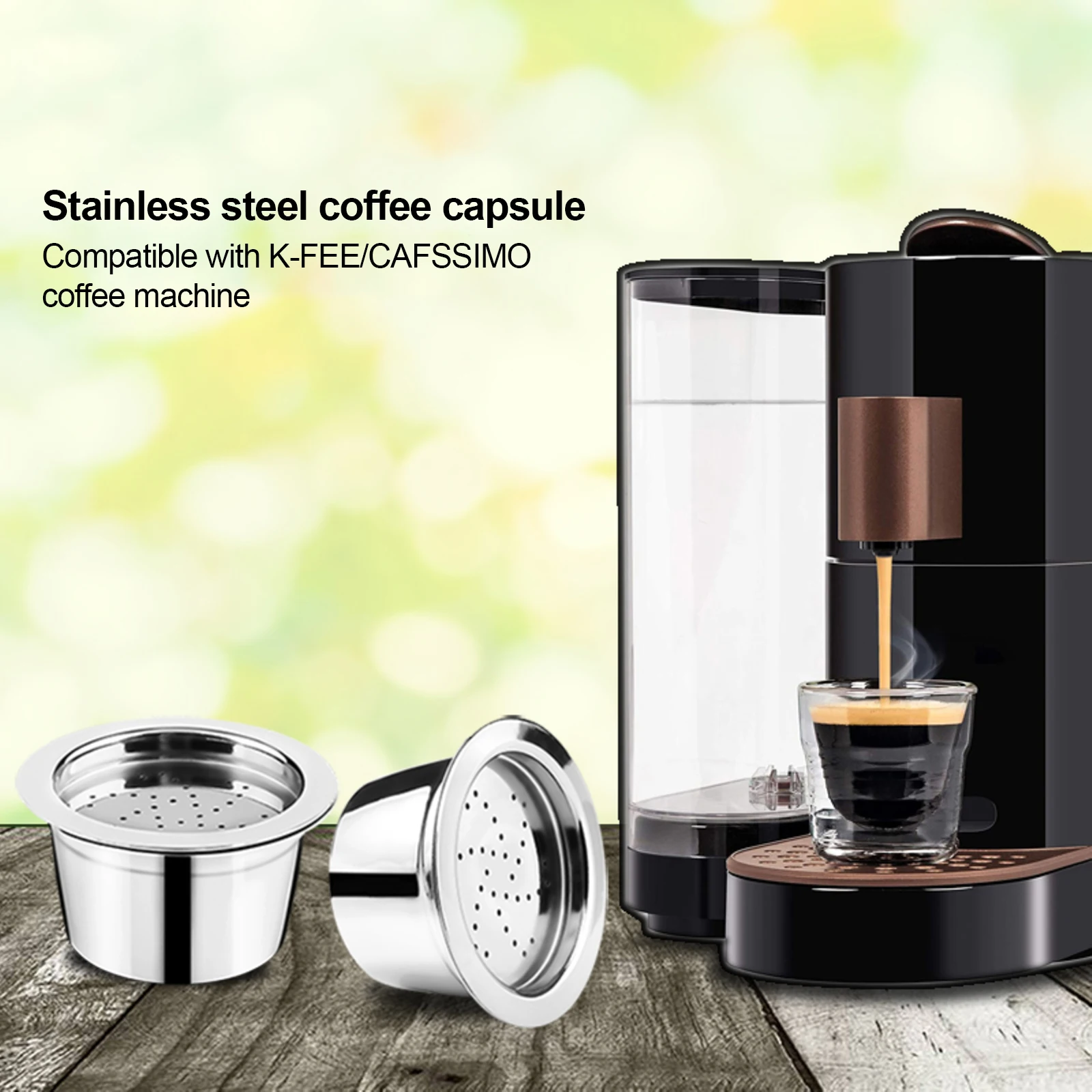 Coffee Capsule Cup Coffee Filter Cup Refillable Capsules For Coffee Machine Food Grade Material Capsule Cafe Tools
Coffee Capsule Cup Coffee Filter Cup Refillable Capsules For Coffee Machine Food Grade Material Capsule Cafe Tools