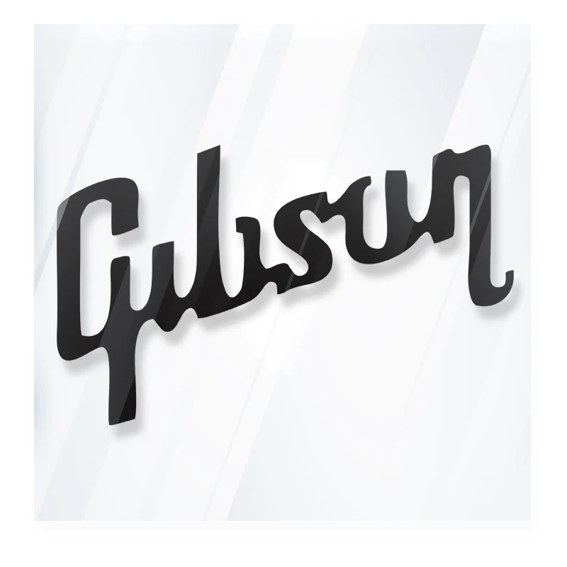 (2 шт.) набор из 2 виниловых наклеек на гитару Gibson headstock Les Paul 17 5 см|Наклейки для