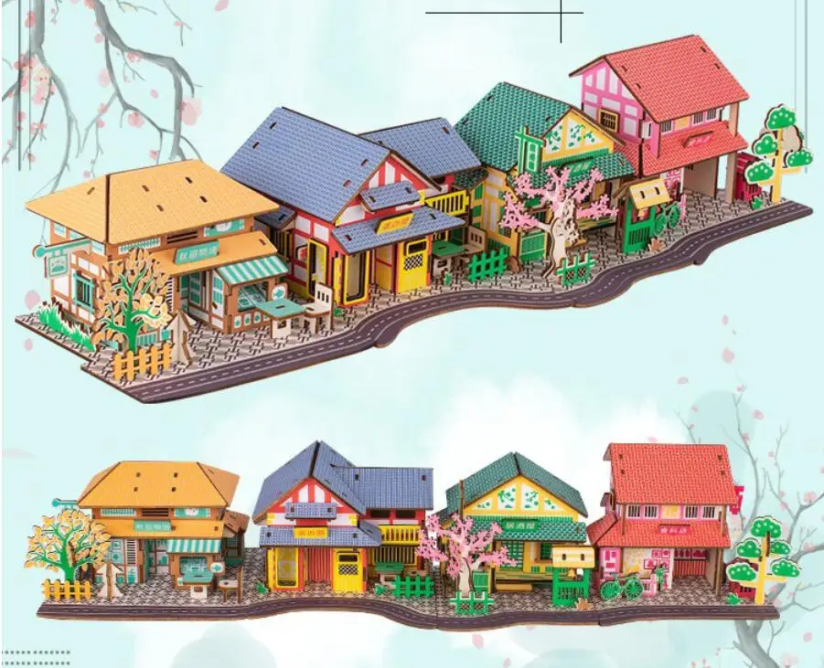 candice guo! 3D wooden toy woodcraft kit DIY puzzle Japanese style Food store bar Tea House birthday present Christmas gift 1pc
candice guo! 3D wooden toy woodcraft kit DIY puzzle Japanese style Food store bar Tea House birthday present Christmas gift 1pc
