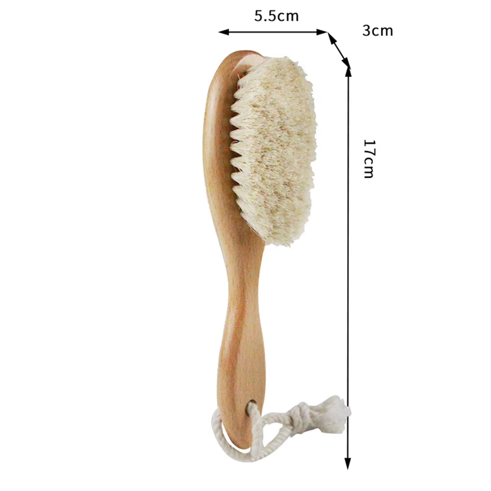 Natural Soft Goat Bristle Hair Sweeping Brush Men Beard Comb Oval Wood Handle Barber Dust Brush For Broken Hair Cleaning Tool
Natural Soft Goat Bristle Hair Sweeping Brush Men Beard Comb Oval Wood Handle Barber Dust Brush For Broken Hair Cleaning Tool
