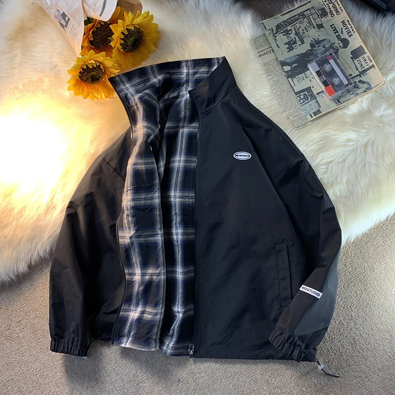 Double faced coat new men's couple spring and autumn tide brand ins casual Korean work jacket
Double faced coat new men's couple spring and autumn tide brand ins casual Korean work jacket