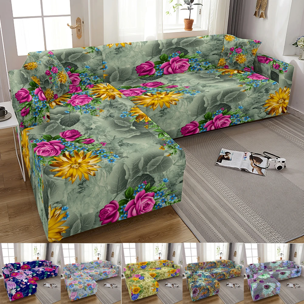 Elastic Sofa Cover for Living Room Stretch Tropical Leaves Flower Slipcover Couch Cover Armchai Cover Funda de sofá de esquina
Elastic Sofa Cover for Living Room Stretch Tropical Leaves Flower Slipcover Couch Cover Armchai Cover Funda de sofá de esquina