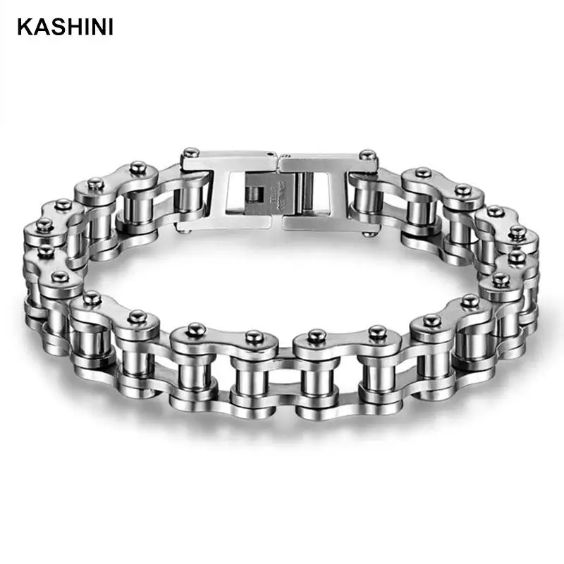Punk Motorcycle Chain Bracelet Men's Bike Chain Bracelet 316L Stainless Steel Bicycle Chain Bracelet Bicycle Bracelet Wholesale
Punk Motorcycle Chain Bracelet Men's Bike Chain Bracelet 316L Stainless Steel Bicycle Chain Bracelet Bicycle Bracelet Wholesale