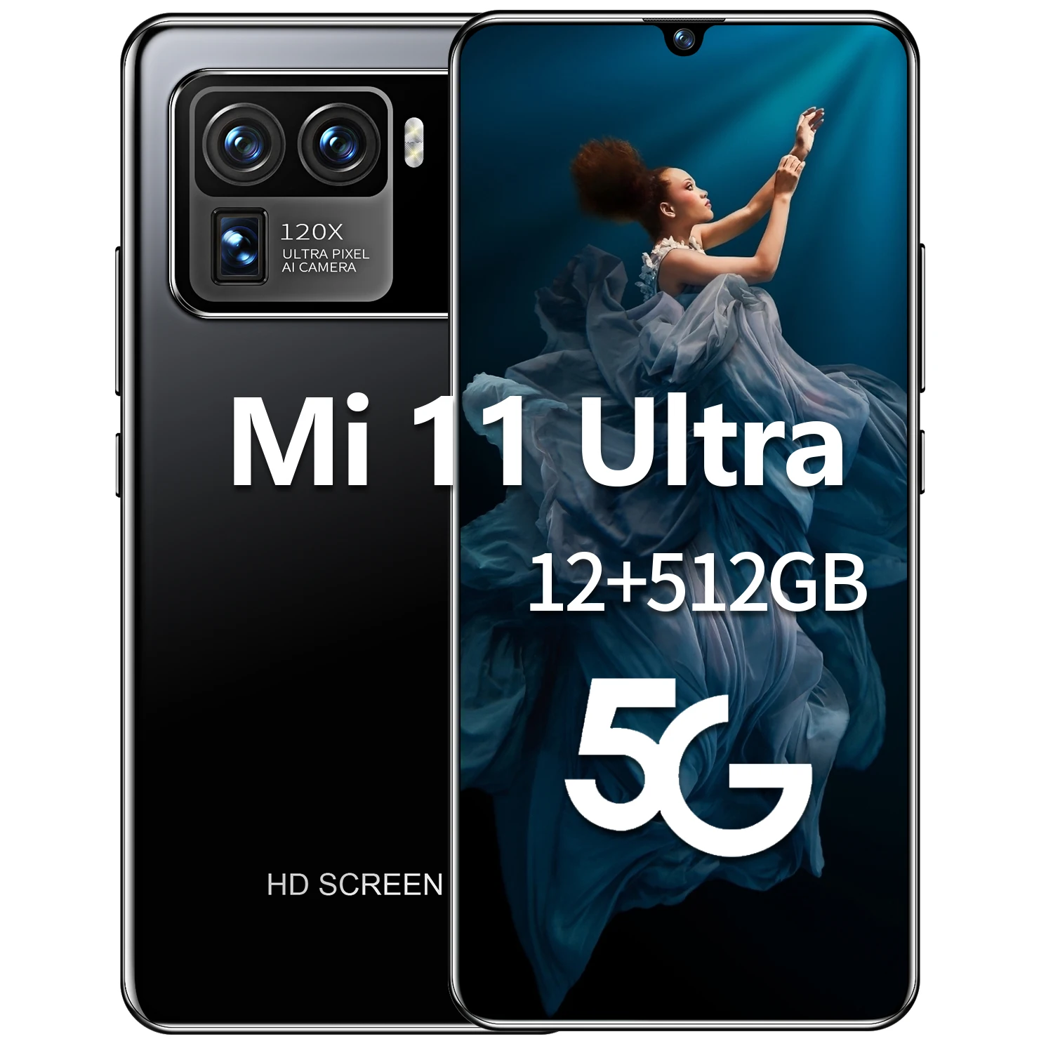 Mi11Ultra Newest Smartphone Global Version 6.7''12 512GB Full Screen 6000mAh HD camera Face Fingerprint Unlock Mobile Phone
Mi11Ultra Newest Smartphone Global Version 6.7''12 512GB Full Screen 6000mAh HD camera Face Fingerprint Unlock Mobile Phone