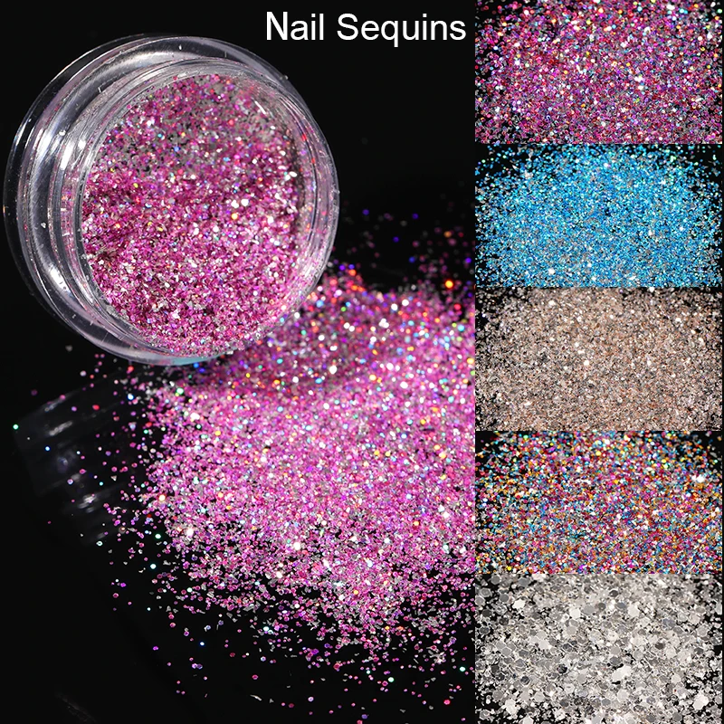 1Pc Holographics Nail Powder Glitter Sliver Series Nail Sequins Pigments Nail Art Flakes Decoration DIY Polish Tools
1Pc Holographics Nail Powder Glitter Sliver Series Nail Sequins Pigments Nail Art Flakes Decoration DIY Polish Tools