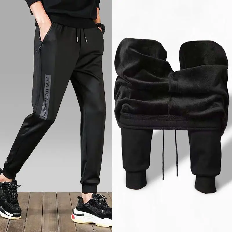 Men's Plus Size M-5XL Winter Warm Pants Outside Fleece Joggers Thicken Sweatpants Heavy Zipper Trousers Men Loose Sweat Pants
Men's Plus Size M-5XL Winter Warm Pants Outside Fleece Joggers Thicken Sweatpants Heavy Zipper Trousers Men Loose Sweat Pants