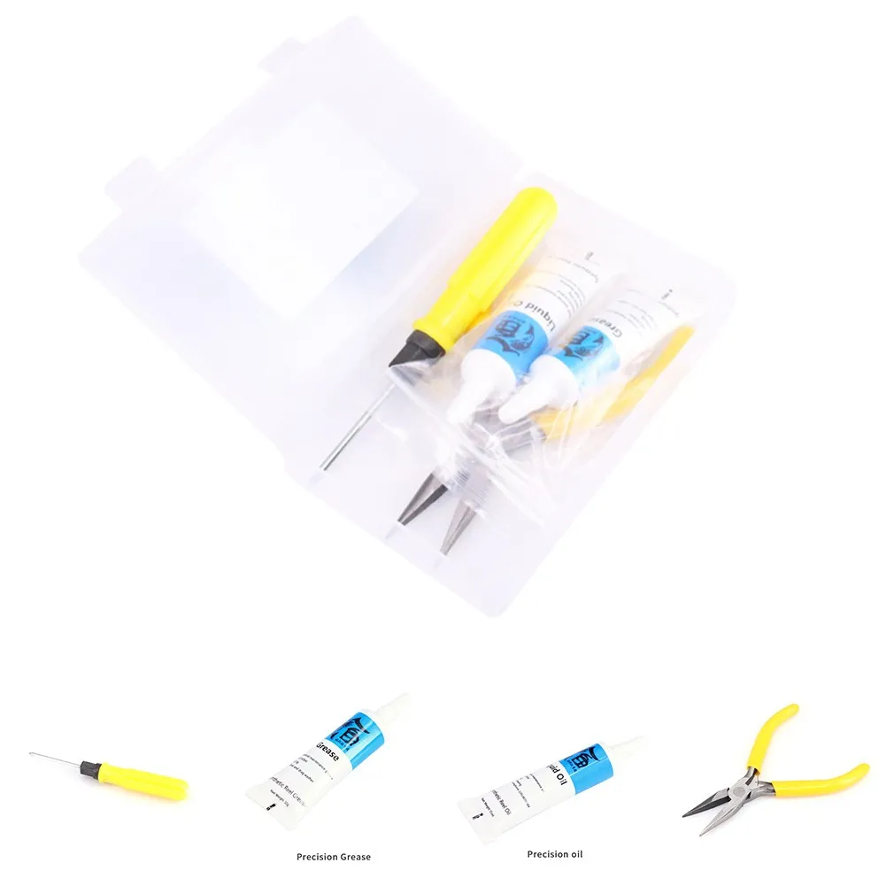 Reel Lubricant Grease Oil Kits Reel Repair Maintenance Screwdriver Pliers Screwdriver Tool Cross Flat Durable Head Screw Driver
Reel Lubricant Grease Oil Kits Reel Repair Maintenance Screwdriver Pliers Screwdriver Tool Cross Flat Durable Head Screw Driver