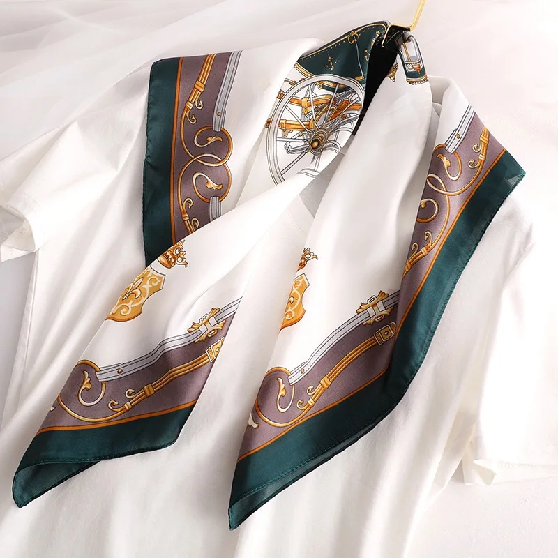 Fashion Silk Satin Hair Scarf For Women Handkerchief Printed Bag Scarfs Female Square Head Bandana Small Neck Scarves For Ladies
Fashion Silk Satin Hair Scarf For Women Handkerchief Printed Bag Scarfs Female Square Head Bandana Small Neck Scarves For Ladies