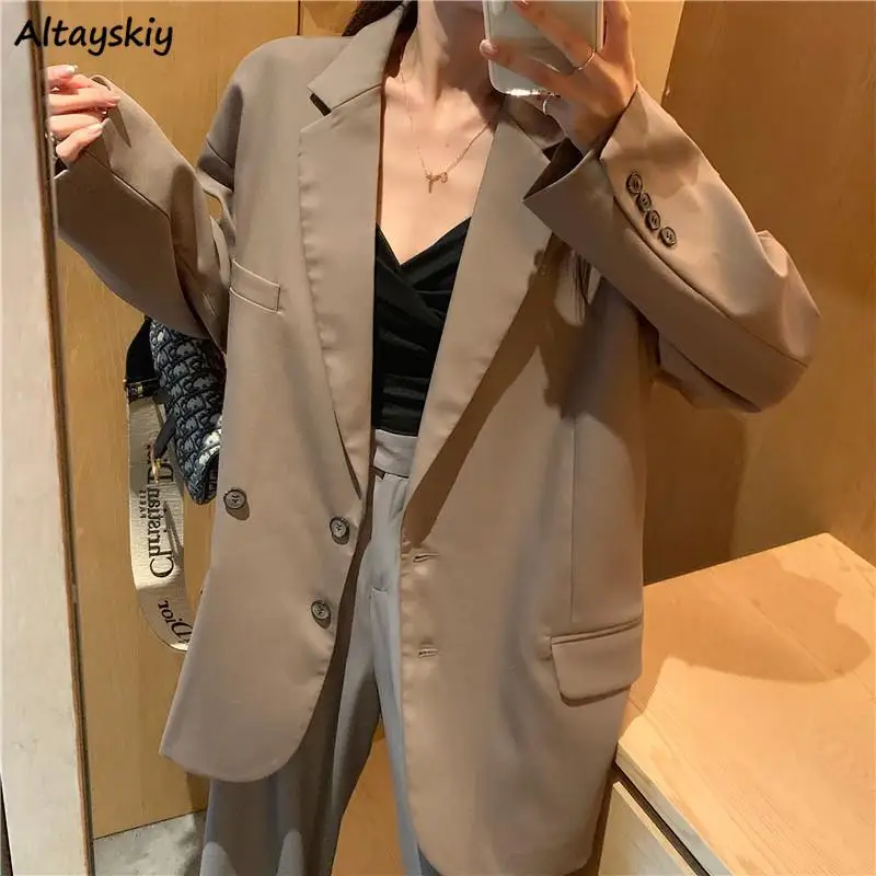 Blazers Women Chic Korean Style Casual Spring Blazer Womens Elegant Fashion Leisure Ins All-match Outwear Female Ulzzang Trendy
Blazers Women Chic Korean Style Casual Spring Blazer Womens Elegant Fashion Leisure Ins All-match Outwear Female Ulzzang Trendy