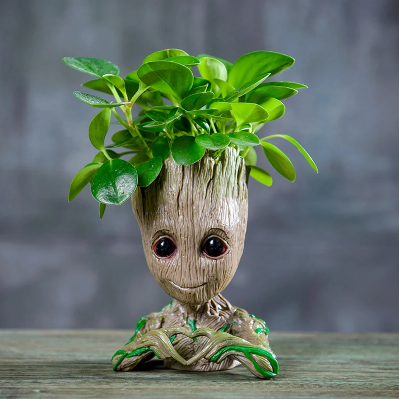 Creative Flower Pot Baby Groot Home Decoration Planter Action Figures Tree Man Model Toy For Kids Pen Holder Garden Planter Pots
Creative Flower Pot Baby Groot Home Decoration Planter Action Figures Tree Man Model Toy For Kids Pen Holder Garden Planter Pots