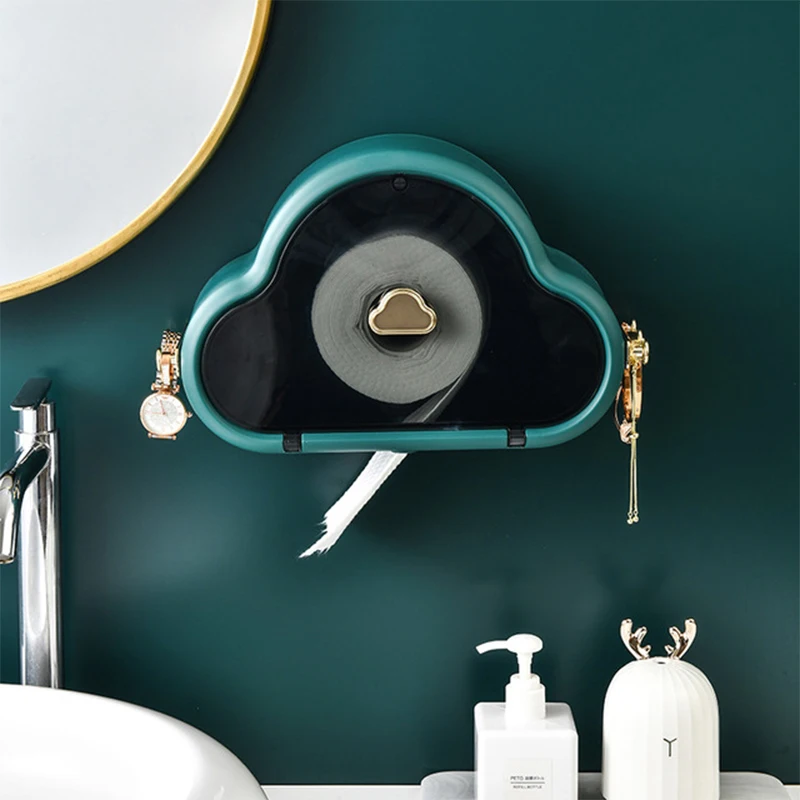 Cloud Toilet Paper Holder Roll Paper Holder Storage Box Tissue Box Wall Mounted Tissue Dispenser Bathroom Accessories
Cloud Toilet Paper Holder Roll Paper Holder Storage Box Tissue Box Wall Mounted Tissue Dispenser Bathroom Accessories