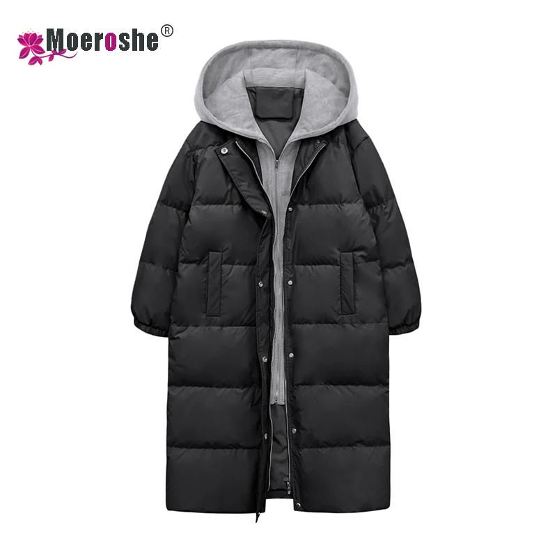 2021 New Women Warm Winter Female Down Coats Down Jackets Thicken White Duck Long Fake Two Piece Hooded Loose Bread Jackets
2021 New Women Warm Winter Female Down Coats Down Jackets Thicken White Duck Long Fake Two Piece Hooded Loose Bread Jackets