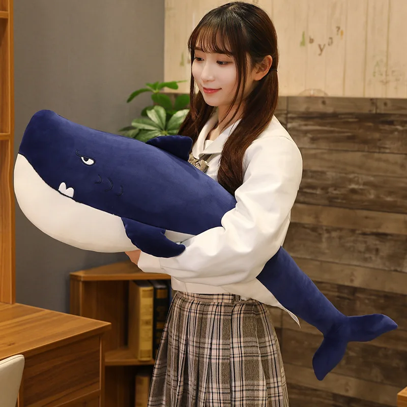 70/90cm New Large Salted fish Plush Toys Creative Real Life Shark Plush Doll Soft Cartoon Pillow Cushion Birthday Gift for Girls
70/90cm New Large Salted fish Plush Toys Creative Real Life Shark Plush Doll Soft Cartoon Pillow Cushion Birthday Gift for Girls