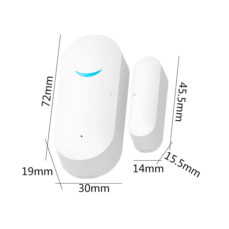 Tuya Smart WiFi Door Sensor Door Open / Closed Detectors Wifi Home Alarm Compatible With Alexa Google Home Tuya APP
Tuya Smart WiFi Door Sensor Door Open / Closed Detectors Wifi Home Alarm Compatible With Alexa Google Home Tuya APP