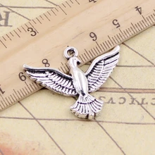 10pcs Charms Eagle Hawk 28x37mm Tibetan Silver Color Pendants Antique Jewelry Making DIY Handmade Craft Pendant