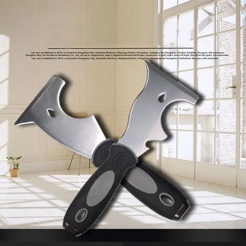 Stainless Steel Paint Putty Scraper 7in1 Tool Spackle Knife Caulk Removal Tool Painters Tool Paint Can Opener Paint Remover
Stainless Steel Paint Putty Scraper 7in1 Tool Spackle Knife Caulk Removal Tool Painters Tool Paint Can Opener Paint Remover