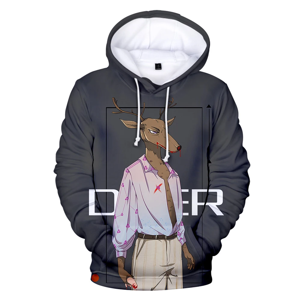 Hot Sale 3D BEASTARS Hoodies Men Women Sweatshirts Autumn Hip Hop Hooded Hot Print Long Sleeve Boys Girls Pullover Tracksuits
Hot Sale 3D BEASTARS Hoodies Men Women Sweatshirts Autumn Hip Hop Hooded Hot Print Long Sleeve Boys Girls Pullover Tracksuits