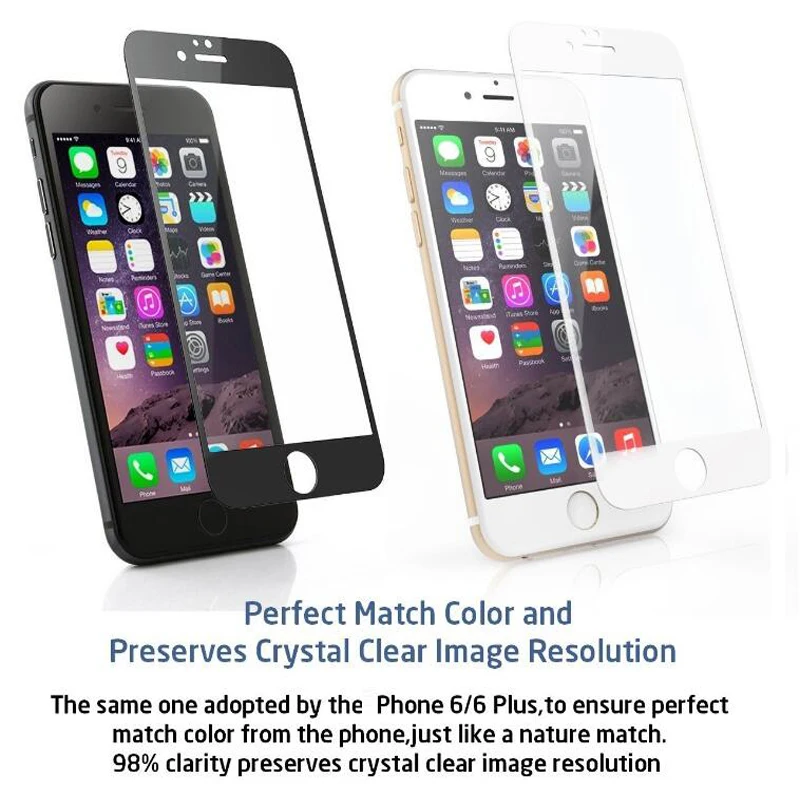 Защитное стекло закаленное 9H для iPhone 11 Pro Max/X/XS Max/Xr/5/6/7/8 Plus | Мобильные телефоны и