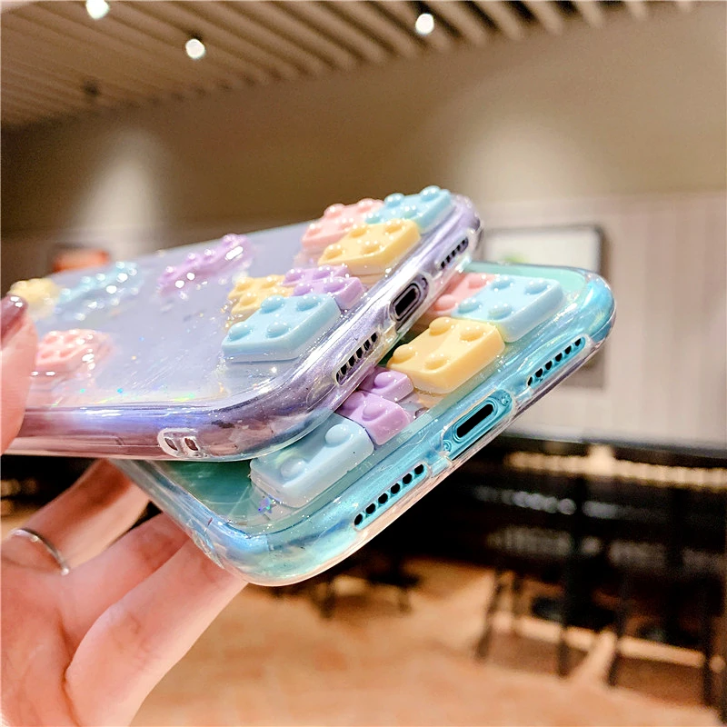 Cute 3D Tetris Game Pattern Clear Phone Case For iPhone SE 2020 Case 11Pro Max XS MAX XR 7 8 Plus Glitter Transparent Soft Cover 
Cute 3D Tetris Game Pattern Clear Phone Case For iPhone SE 2020 Case 11Pro Max XS MAX XR 7 8 Plus Glitter Transparent Soft Cover