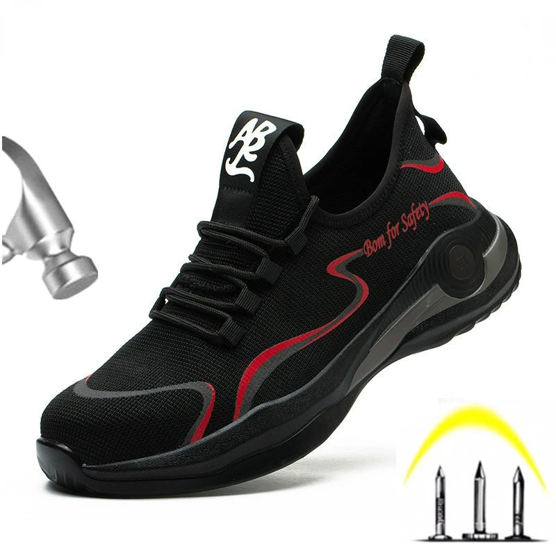 Lightweight Work Shoes Sneakers Puncture-Proof Safety Shoes Men Indestructible Work Boots Construction Work Safety Boots Men
Lightweight Work Shoes Sneakers Puncture-Proof Safety Shoes Men Indestructible Work Boots Construction Work Safety Boots Men