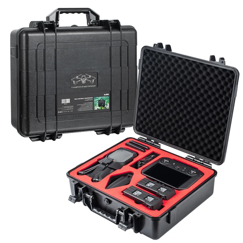 MAVIC 3 Waterproof Box Portable Carrying Case Shockproof Hard Cover Handbag Explosion-proof Bag For DJI Mavic 3 Full Accessories
MAVIC 3 Waterproof Box Portable Carrying Case Shockproof Hard Cover Handbag Explosion-proof Bag For DJI Mavic 3 Full Accessories