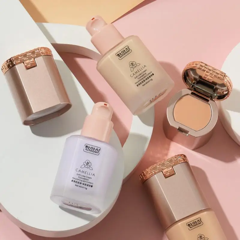 Smoothing Face Makeup Concealer Liquid Foundation Contour Palette Waterproof Lasting Concealer Natural 3 Colors Professional 
Smoothing Face Makeup Concealer Liquid Foundation Contour Palette Waterproof Lasting Concealer Natural 3 Colors Professional