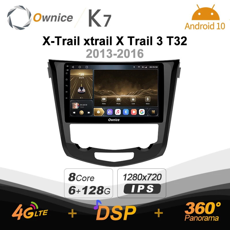 Ownice K7 Android 10 Car Multimedia Radio for Nissan X-Trail xtrail X Trail 3 T32 2013 - 2016 6+128 Quick Charge Coaxial 4G LTE
Ownice K7 Android 10 Car Multimedia Radio for Nissan X-Trail xtrail X Trail 3 T32 2013 - 2016 6+128 Quick Charge Coaxial 4G LTE
