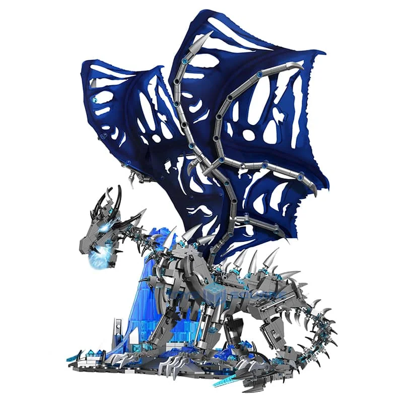 The Scourge Immortal Blue Frost Giant Dragon Wyrm Model Building Blocks Game MOC Bricks Set Gifts Educational Toys For Children
The Scourge Immortal Blue Frost Giant Dragon Wyrm Model Building Blocks Game MOC Bricks Set Gifts Educational Toys For Children