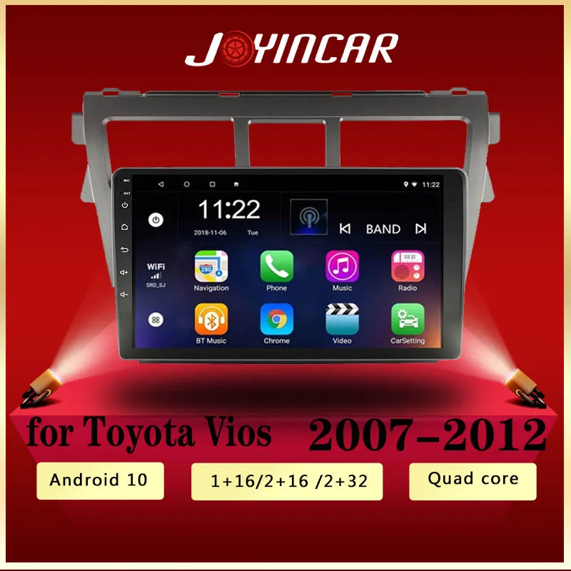 For toyota Vios yaris 2008 2009 2010 2011-2013 2GRAM+32GROM 2 din Android 10 Car Radio Multimedia Video Player WiFi DVD BT
For toyota Vios yaris 2008 2009 2010 2011-2013 2GRAM+32GROM 2 din Android 10 Car Radio Multimedia Video Player WiFi DVD BT