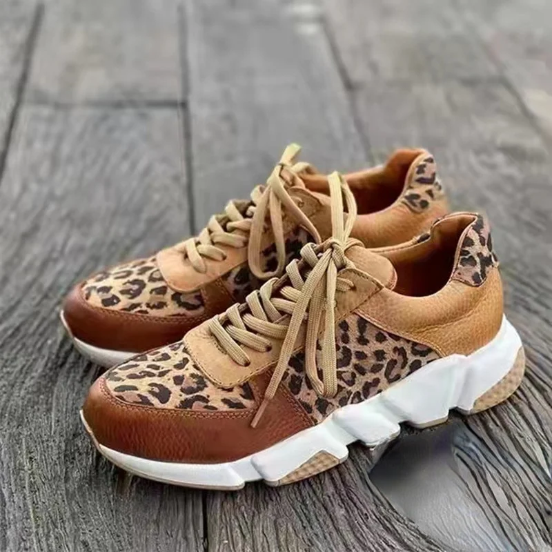 Leopard Print Colorblock Lace-up Sports Running Shoes 2021 New Platform Shoes for Women Sneakers Female Size 43 Women Shoes
Leopard Print Colorblock Lace-up Sports Running Shoes 2021 New Platform Shoes for Women Sneakers Female Size 43 Women Shoes
