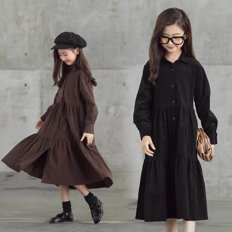 Corduroy Solid Children Layered Dresses Teenage Girls Preppy Style Mid Calf Dress For Kids Clothing 2020 Autumn Dresses 5-17Y
Corduroy Solid Children Layered Dresses Teenage Girls Preppy Style Mid Calf Dress For Kids Clothing 2020 Autumn Dresses 5-17Y