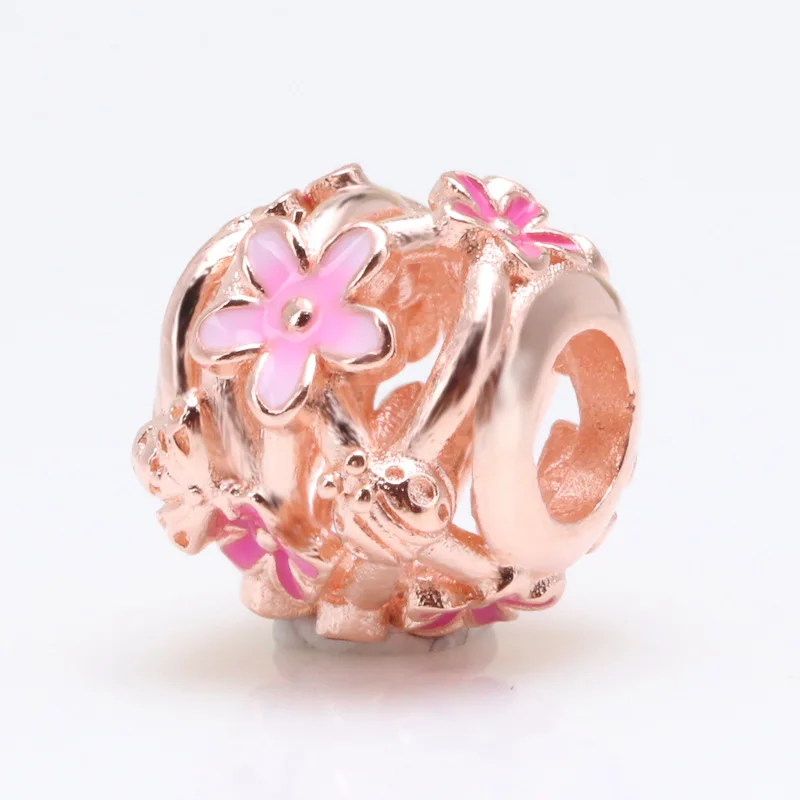 Claudia Genuine 925 Sterling Silver Hollow Pink Daisy Ladybug Charm Fit Original Bracelet Diy Jewelry
Claudia Genuine 925 Sterling Silver Hollow Pink Daisy Ladybug Charm Fit Original Bracelet Diy Jewelry