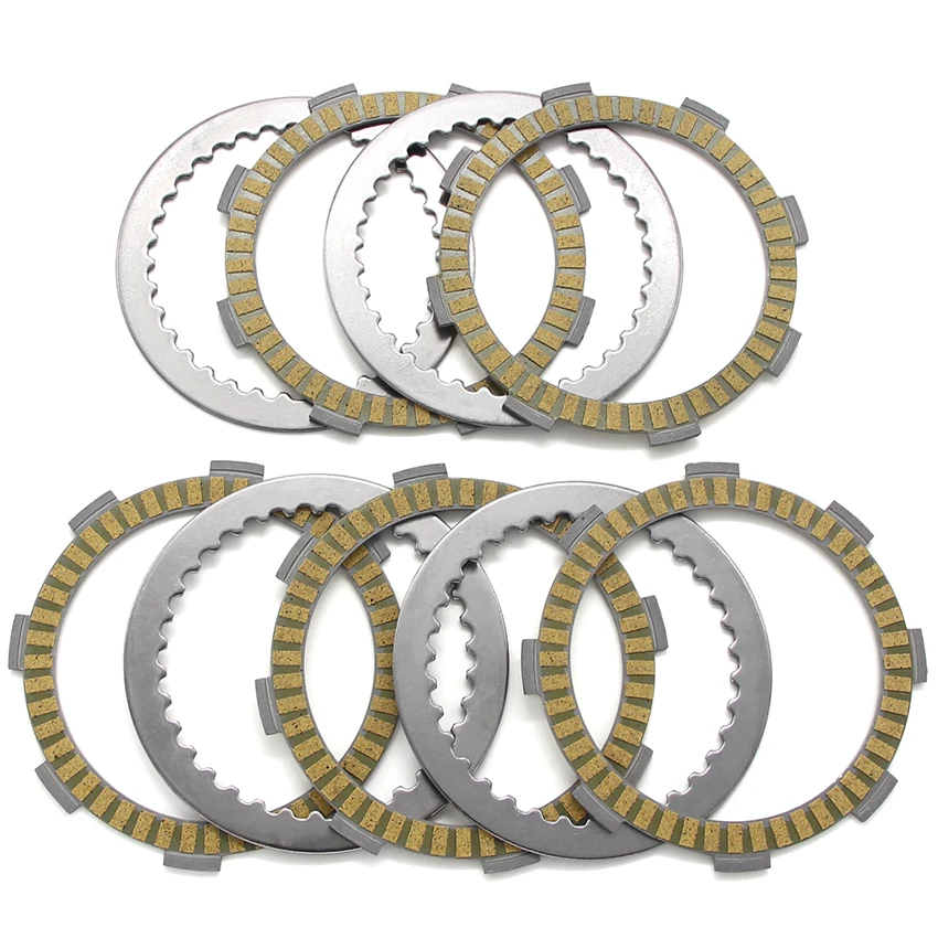 Motorcycle Friction Clutch Plates For Kawasaki KLF185 Bayou KLT160 KLT185 AR125 AR125S KMX125 KMX200 13089-1012 13088-1016
Motorcycle Friction Clutch Plates For Kawasaki KLF185 Bayou KLT160 KLT185 AR125 AR125S KMX125 KMX200 13089-1012 13088-1016