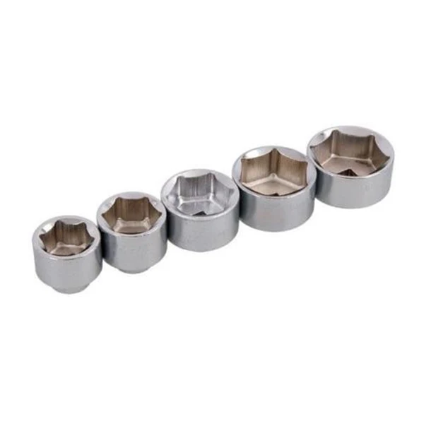 5pc 3/8 Inch Oil Filter Socket Set 24mm 27mm 32mm 36mm 38mm Universal Wrench Tool Kit
5pc 3/8 Inch Oil Filter Socket Set 24mm 27mm 32mm 36mm 38mm Universal Wrench Tool Kit
