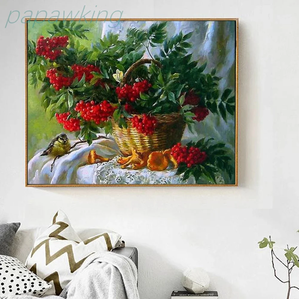 Diy Diamond Painting Full Drill Red Bean Flower Basket Cross Stitch Kit Art Handmade Rhinestone Home Decoration Picture
Diy Diamond Painting Full Drill Red Bean Flower Basket Cross Stitch Kit Art Handmade Rhinestone Home Decoration Picture