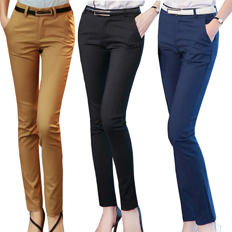 Women Pencil Pants 2019 Autumn High Waist Ladies Office Trousers Casual Female Slim Bodycon Pants Elastic Pantalones Mujer
Women Pencil Pants 2019 Autumn High Waist Ladies Office Trousers Casual Female Slim Bodycon Pants Elastic Pantalones Mujer