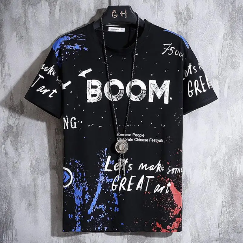 2021 Men T-shirt Hip Hop Boom Printed Summer O-NECK Male Casual tshirt Oversize Rock Hip-Hop Hot Style Plus Size 3XL
2021 Men T-shirt Hip Hop Boom Printed Summer O-NECK Male Casual tshirt Oversize Rock Hip-Hop Hot Style Plus Size 3XL