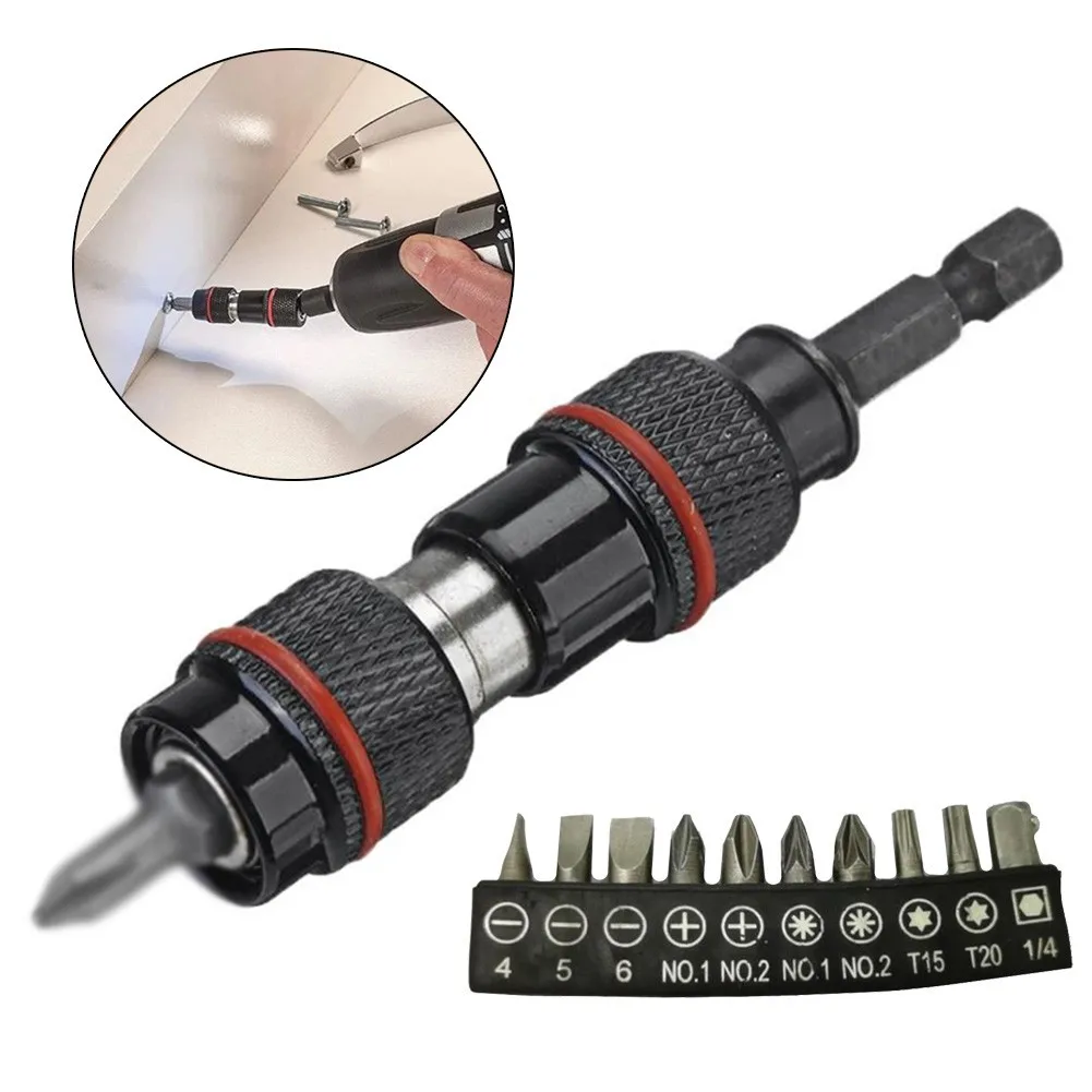 Magnetic Screwdriver Drill Bit Holder Angle Pivoting Bit Tip Drive Guide Adapter Magnetic Bit Holder With Screwdriver
Magnetic Screwdriver Drill Bit Holder Angle Pivoting Bit Tip Drive Guide Adapter Magnetic Bit Holder With Screwdriver