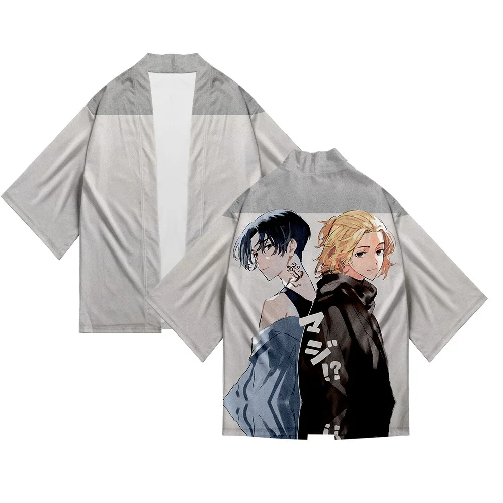 2021 Tokyo Avenger Anime 3D Print Japanese Kimono Haori Yukata Women/Men Summer Casual Short Sleeve Streetwear Loose Tops
2021 Tokyo Avenger Anime 3D Print Japanese Kimono Haori Yukata Women/Men Summer Casual Short Sleeve Streetwear Loose Tops