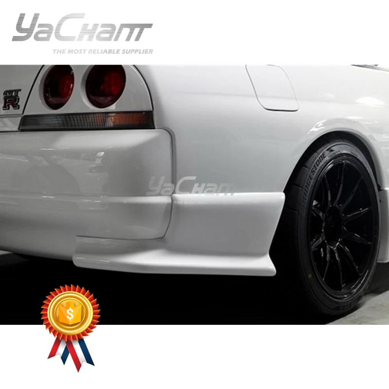 Car Styling FRP Fiber Glass Rear Spats Addon Fit For 1995-1998 Skyline R33 GTS TS Style Rear Bumper Corner Attachment
Car Styling FRP Fiber Glass Rear Spats Addon Fit For 1995-1998 Skyline R33 GTS TS Style Rear Bumper Corner Attachment
