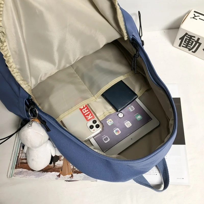 Fashion Women's Backpack Solid Color School Bag For Girl Woman Travel Backpacks Lady Bagpack University College Student Bookbag
Fashion Women's Backpack Solid Color School Bag For Girl Woman Travel Backpacks Lady Bagpack University College Student Bookbag