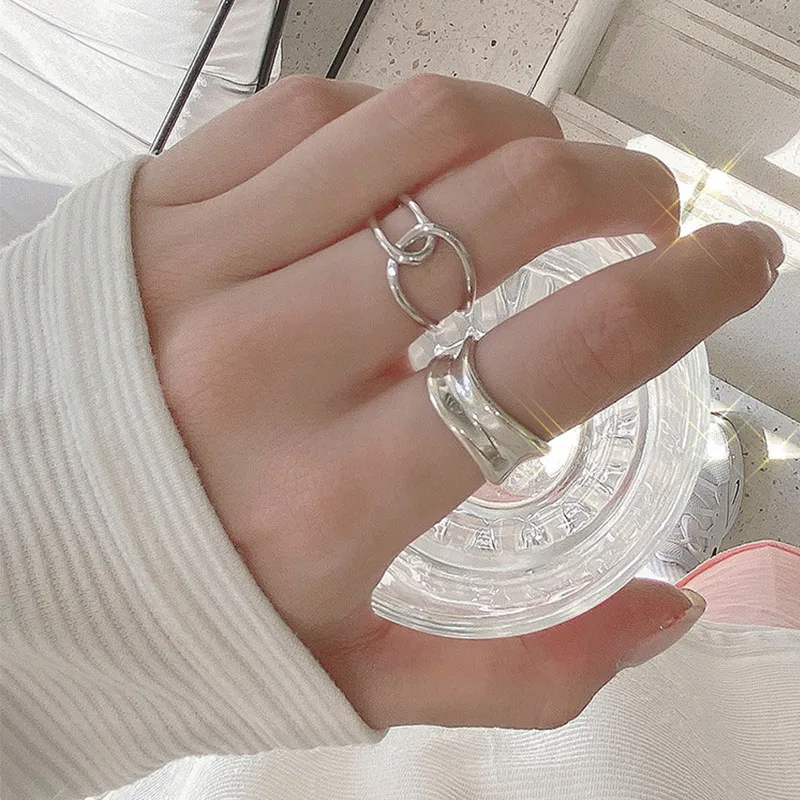 VENTFILLE 925 Sterling Silver Rings for Women Simple Fashion Geometric Irregularity Ring Light Luxury Jewelry Accessories
VENTFILLE 925 Sterling Silver Rings for Women Simple Fashion Geometric Irregularity Ring Light Luxury Jewelry Accessories
