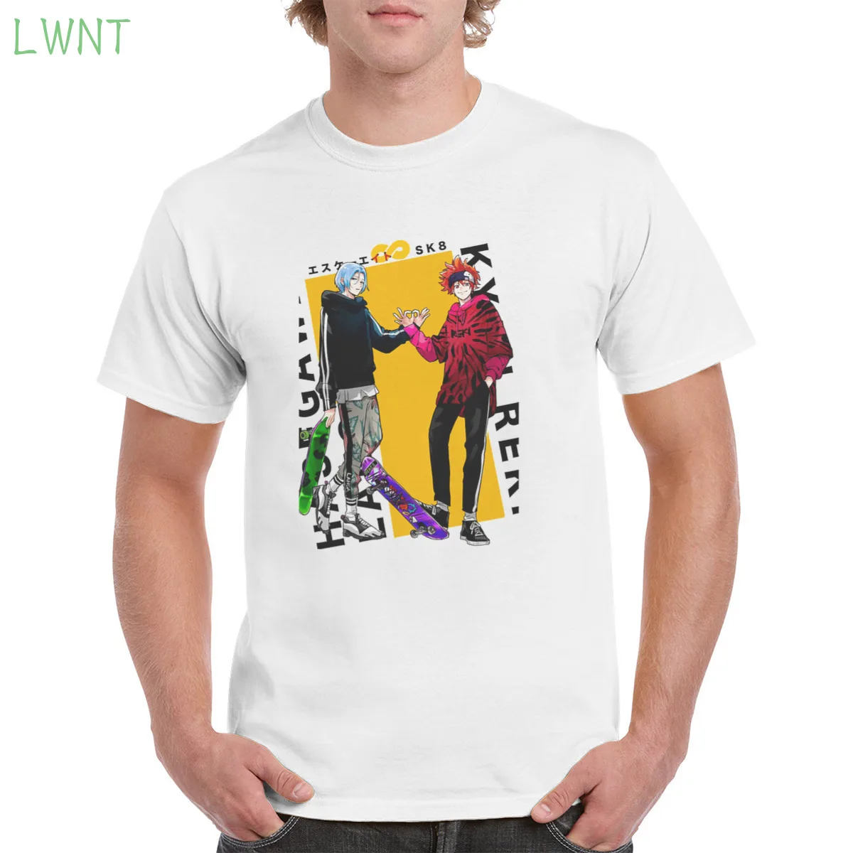 100% Cotton Sk8 The Infinity Reki and Langa T Shirt Top Unisex Harajuku Aesthetic Tshirt Oversized clothes Female/Man's T-Shirts
100% Cotton Sk8 The Infinity Reki and Langa T Shirt Top Unisex Harajuku Aesthetic Tshirt Oversized clothes Female/Man's T-Shirts