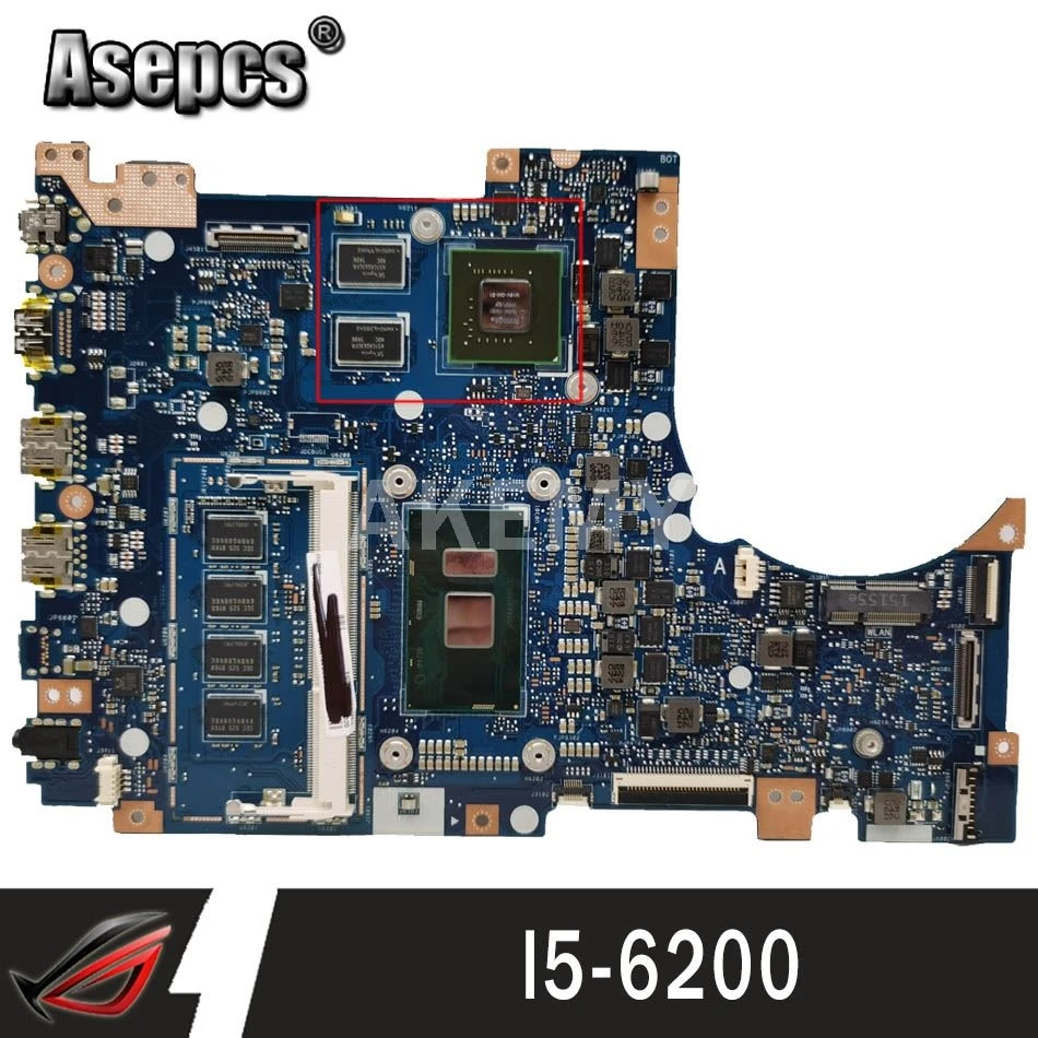 TP301UJ 4 Гб Оперативная память I5-6200 Процессор материнская плата для ноутбука Asus TP301U